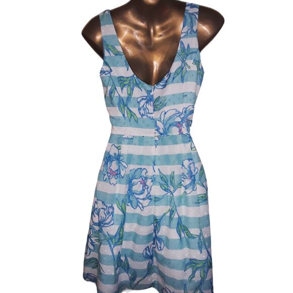 Lilly Pulitzer Sz 2 ROSWELL POSEY Dress Pinafore Style Sundress - Picture 3 of 10